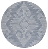 Safavieh Kilim 6'-0" x 6'-0" Rug in Blue / Ivory