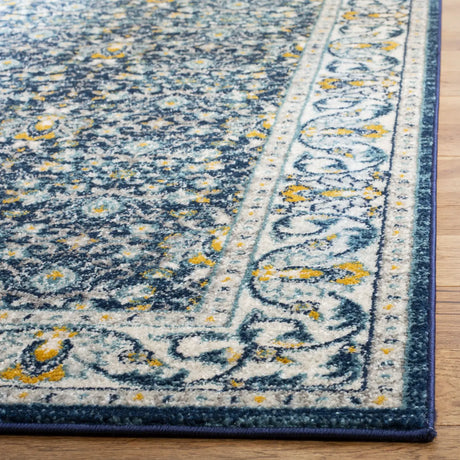 Safavieh Madison 4'-0" x 6'-0" Rug in Navy / Creme