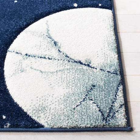 Safavieh Carousel Kids 100 4'-0" x 6'-0" Rug in Navy / Ivory