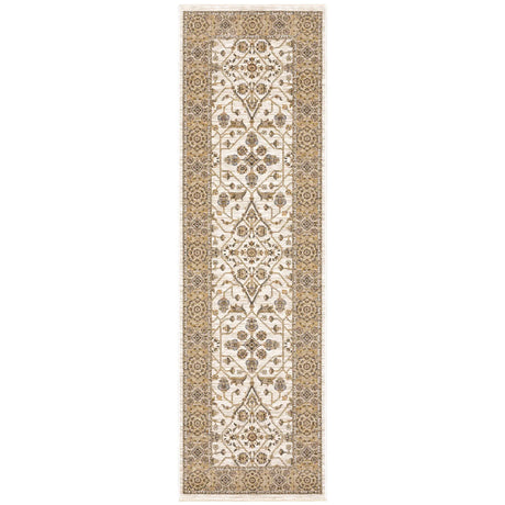 Oriental Weavers Sphinx Maharaja 001J1 Ivory/Gold Rugs - runner