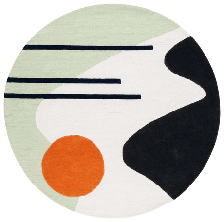 Safavieh Rodeo Drive 6'-0" x 6'-0" Rug in Green / Black