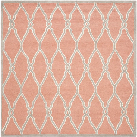 Safavieh Cambridge 6'-0" x 6'-0" Rug in Coral / Ivory