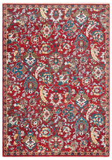 Safavieh Kashan 5'-1" x 7'-5" Rug in Rust / Ivory