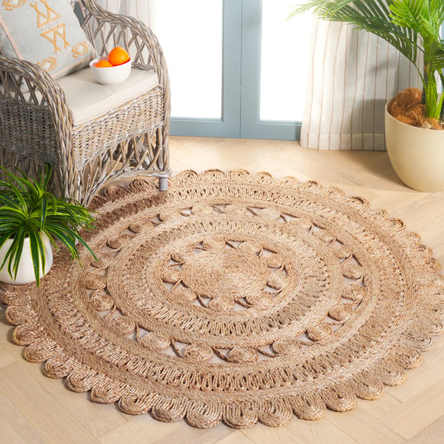 Safavieh Natural Fiber 5'-0" x 5'-0" Rug in Natural