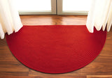 Safavieh Braided 2'-0" x 4'-0" Rug in Rust