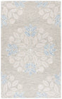 Safavieh Jardin 4'-0" x 6'-0" Rug in Light Grey / Ivory
