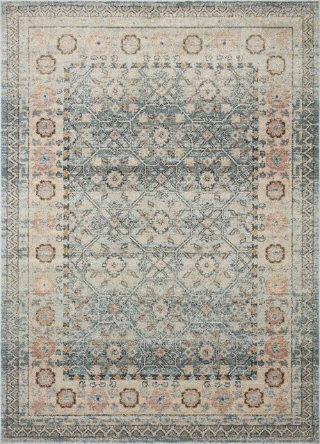 Loloi Jocelyn Joc-04 Sky/Multi Rugs - main flat