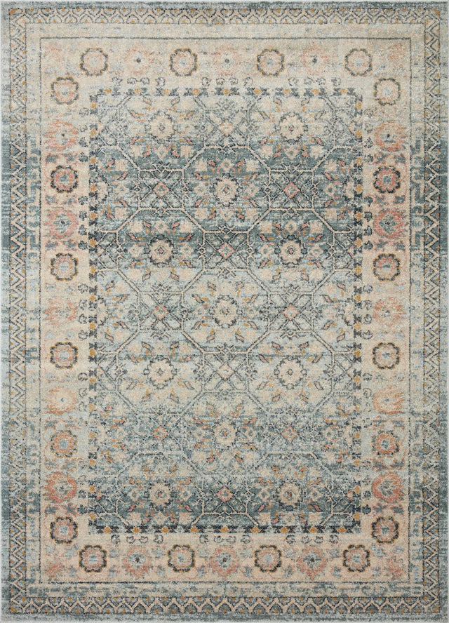 Loloi Jocelyn Joc-04 Sky/Multi Rugs - main flat