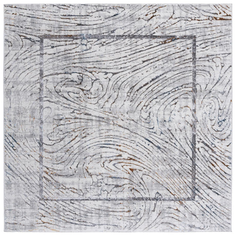 Safavieh Sonoma 6'-7" x 6'-7" Rug in Ivory / Grey