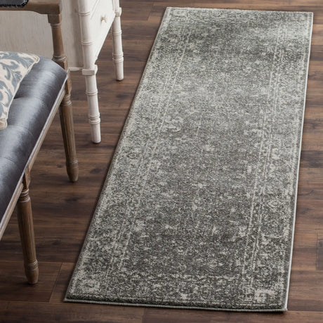 Safavieh Evoke 2'-2" x 11'-0" Rug in Grey / Ivory