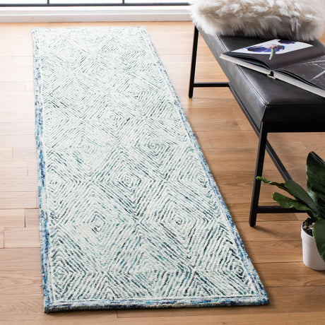 Safavieh Capri 2'-3" x 9'-0" Rug in Blue / Ivory