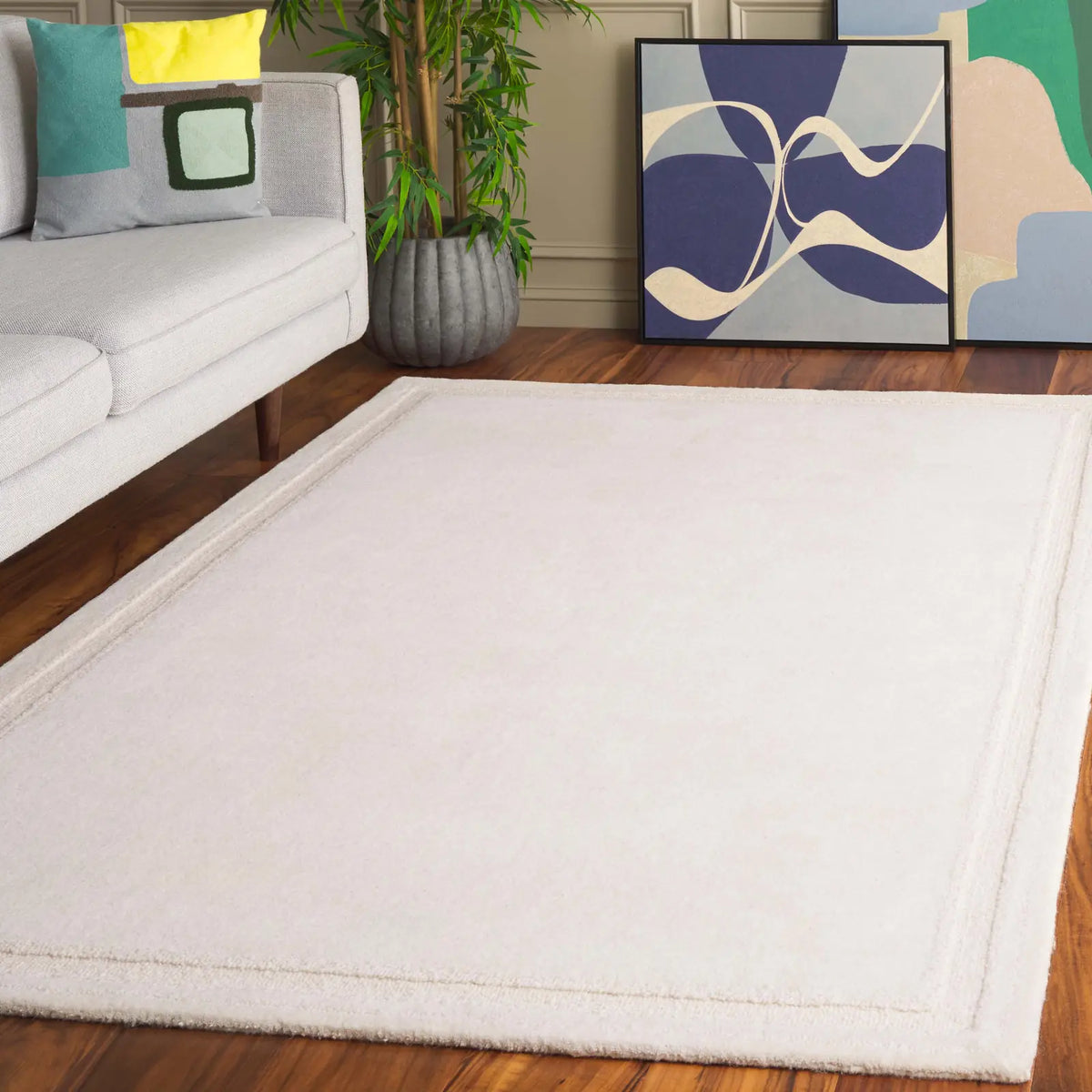 Safavieh Metro 4'-0" x 6'-0" Rug in Ivory