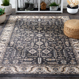 Safavieh Sunrise 5'-3" x 7'-7" Rug in Ivory / Grey Black