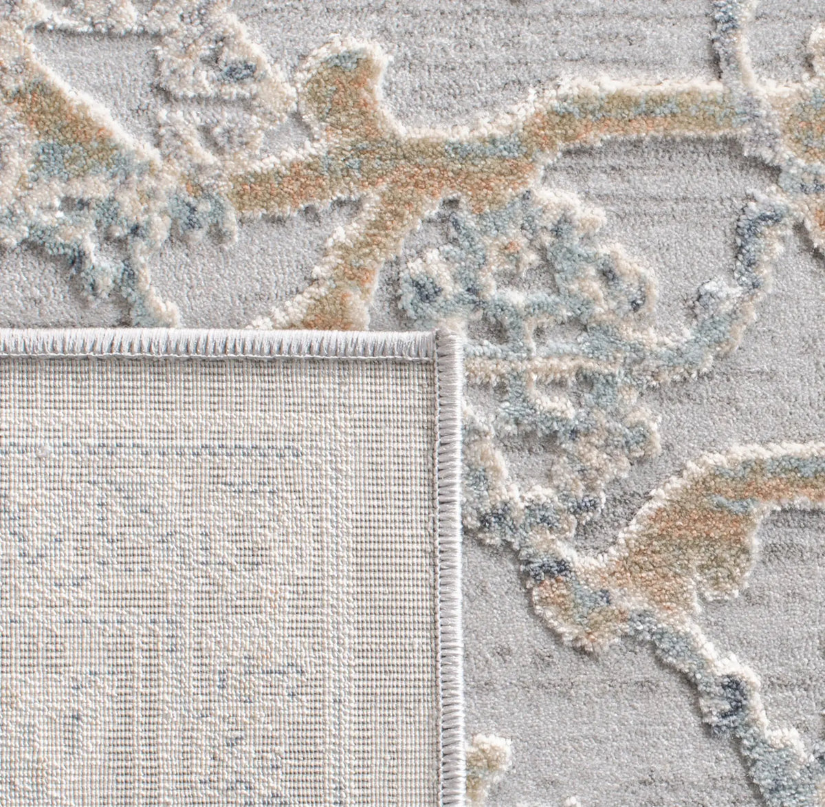 Safavieh Cosmopolitan 600 4'-0" x 6'-0" Rug in Cream / Grey