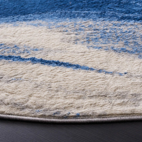 Safavieh Jasper 100 6'-7" x 6'-7" Rug in Navy / Ivory
