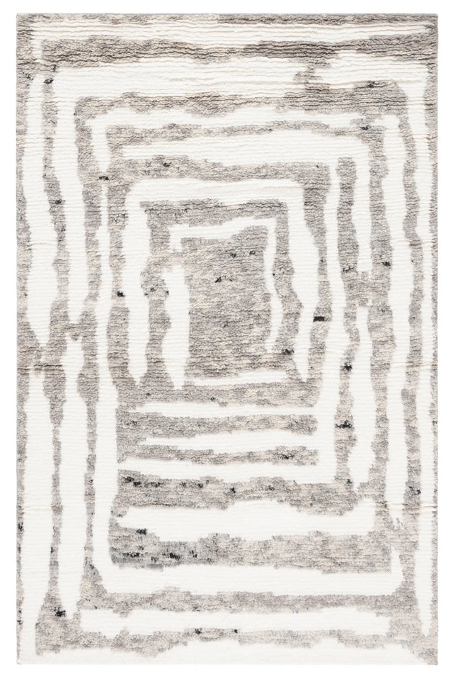Safavieh Casablanca 4'-0" x 6'-0" Rug in Ivory / Grey