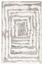 Safavieh Casablanca 4'-0" x 6'-0" Rug in Ivory / Grey