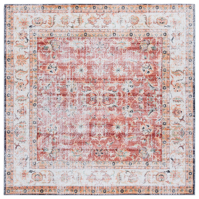 Safavieh Arizona 6'-0" x 6'-0" Rug in Rust / Beige