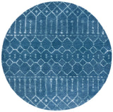 Safavieh Himalaya 6'-0" x 6'-0" Rug in Navy / Silver