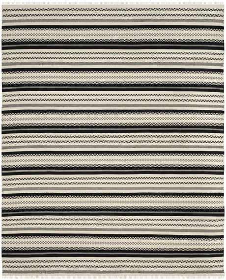 Safavieh Kilim 8'-0" x 10'-0" Rug in Ivory / Black