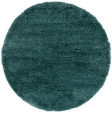 Safavieh Fontana Shag  800 6'-7" x 6'-7" Rug in Dark Green