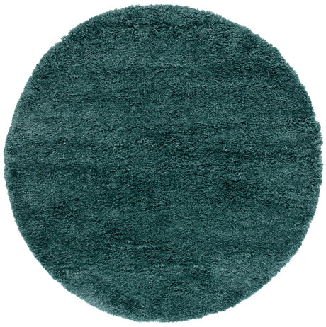 Safavieh Fontana Shag  800 6'-7" x 6'-7" Rug in Dark Green