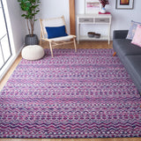 Safavieh Madison 6'-7" x 9'-2" Rug in Fuchsia / Navy