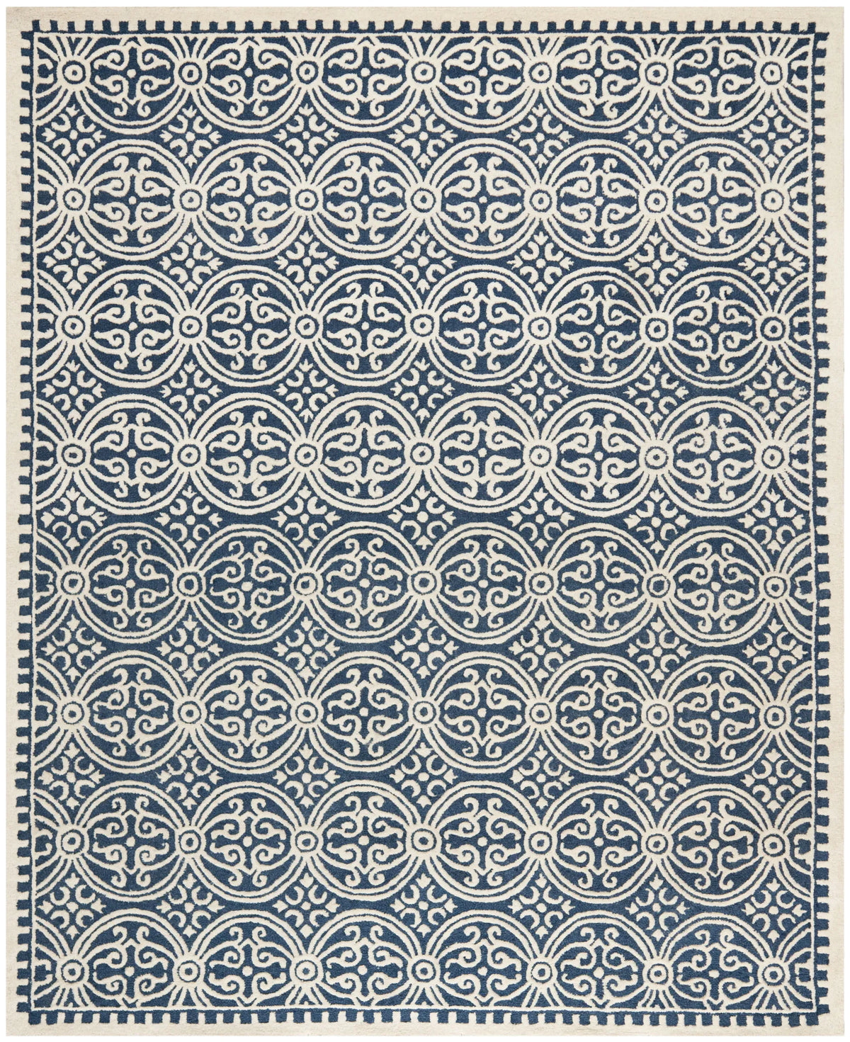 Safavieh Cambridge 10'-0" x 14'-0" Rug in Navy Blue / Ivory