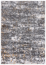 Safavieh Amelia 4'-5" x 6'-5" Rug in Charcoal / Gold