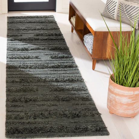 Safavieh Vermont 2'-3" x 9'-0" Rug in Charcoal / Ivory