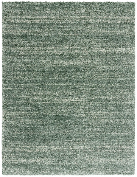 Safavieh Hudson Shag 10'-0" x 14'-0" Rug in Green / Ivory