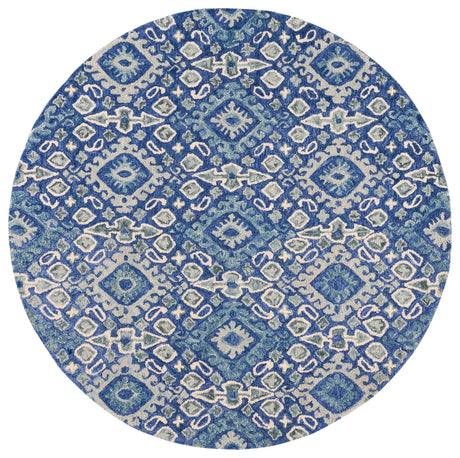 Safavieh Aspen 6'-0" x 6'-0" Rug in Navy / Beige