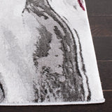 Safavieh Craft 4'-0" x 6'-0" Rug in Grey / Wine