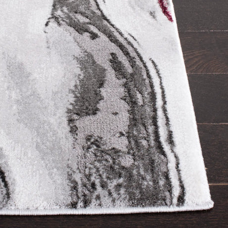 Safavieh Craft 4'-0" x 6'-0" Rug in Grey / Wine