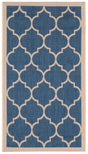 Safavieh Courtyard 2'-0" x 3'-7" Rug in Blue / Beige
