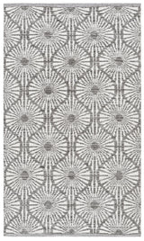 Safavieh Montauk 3'-0" x 5'-0" Rug in Charcoal / Ivory