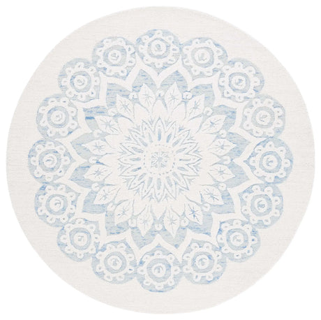 Safavieh Blossom 6'-0" x 6'-0" Rug in Ivory / Blue