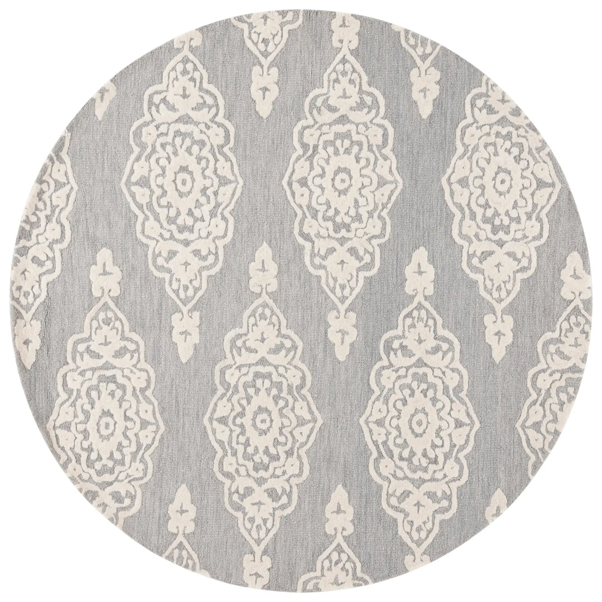 Safavieh Ebony 6'-0" x 6'-0" Rug in Ivory / Grey