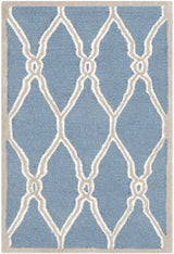 Safavieh Cambridge 2'-0" x 3'-0" Rug in Navy / Ivory