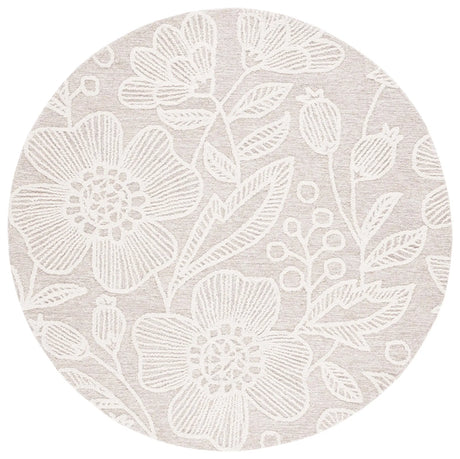 Safavieh Jardin 6'-0" x 6'-0" Rug in Natural / Ivory