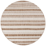 Safavieh Beach House 6'-7" x 6'-7" Rug in Navy / Ivory