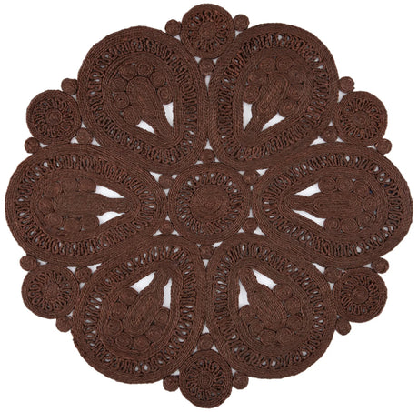 Safavieh Natural Fiber 5'-0" x 5'-0" Rug in Brown