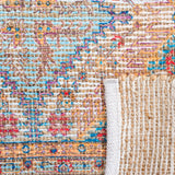 Safavieh Saffron 4'-0" x 6'-0" Rug in Rust / Blue