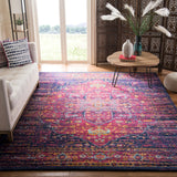 Safavieh Evoke 10'-0" x 14'-0" Rug in Blue / Fuchsia