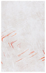 Safavieh Malibu 4'-0" x 6'-0" Rug in Beige / Rust