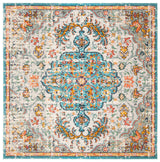 Safavieh Madison 6'-7" x 6'-7" Rug in Grey / Light Blue