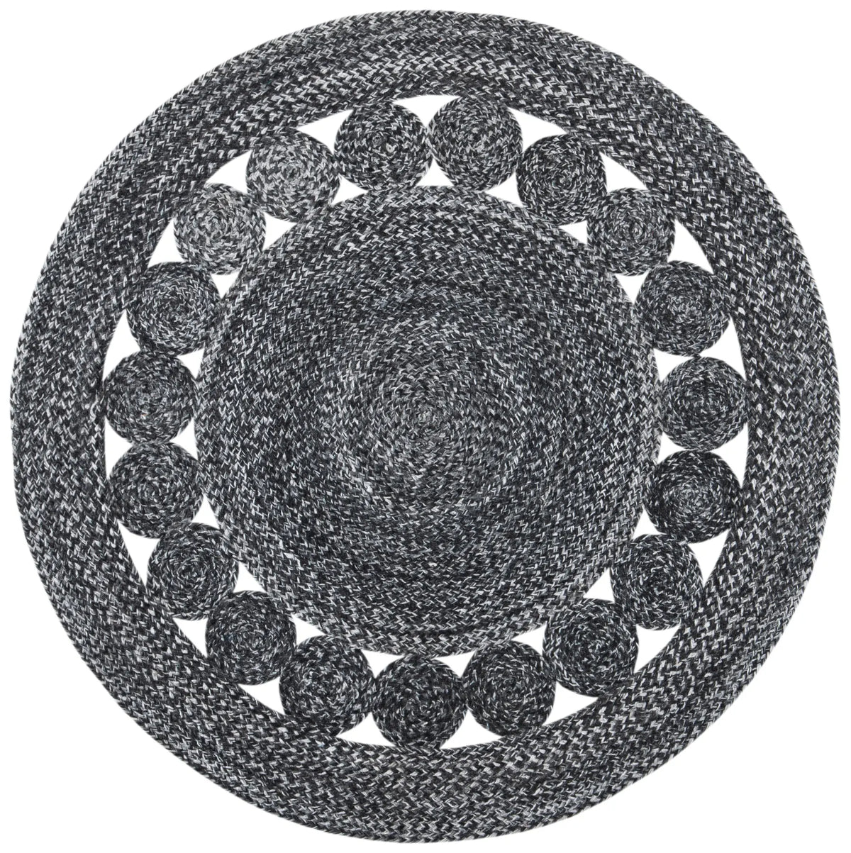 Safavieh Cape Cod 3'-0" x 3'-0" Rug in Charcoal