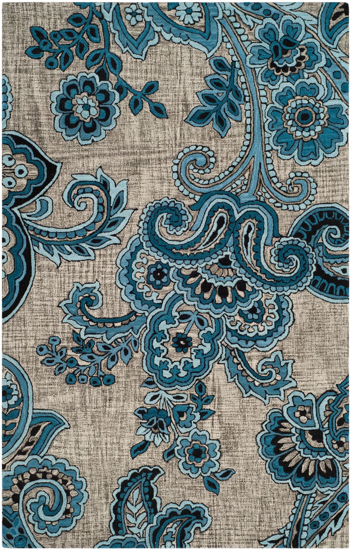 Safavieh Alr-Allure 5'-0" x 8'-0" Rug in Grey / Blue