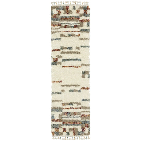 Oriental Weavers Sphinx Axis Ax06A Ivory/ Multi Rug - runner
