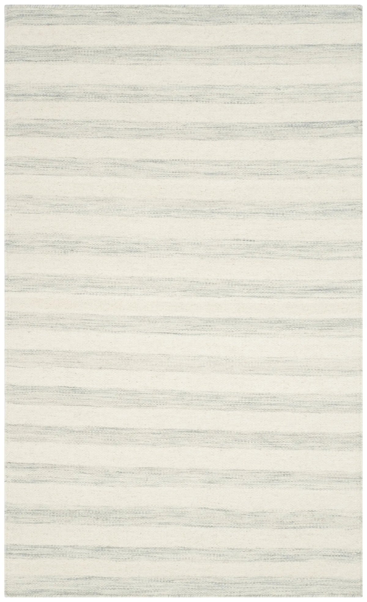 Safavieh Dhurries 3'-0" x 5'-0" Rug in Light Blue / Ivory